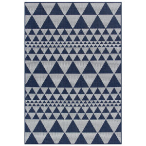 Moda Flatweave Prism Blue Rug