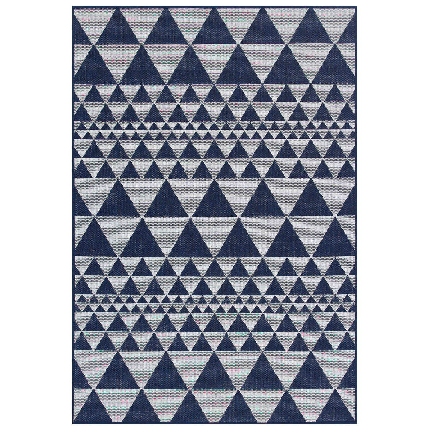 Moda Flatweave Prism Blue Rug