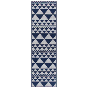 Moda Flatweave Prism Blue Runner