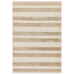 Monty MN04 Natural Cream Stripe Rug