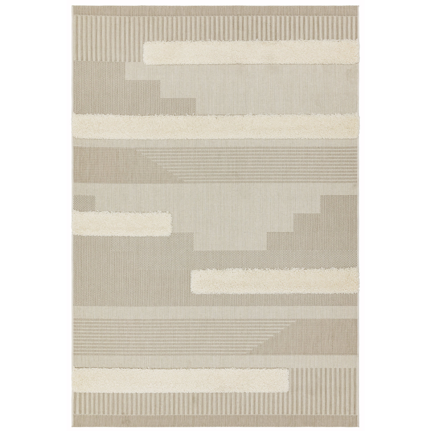 Monty MN06 Natural Cream Geometric Rug