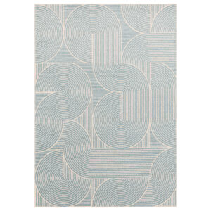 Muse MU02 Blue Swirl Rug