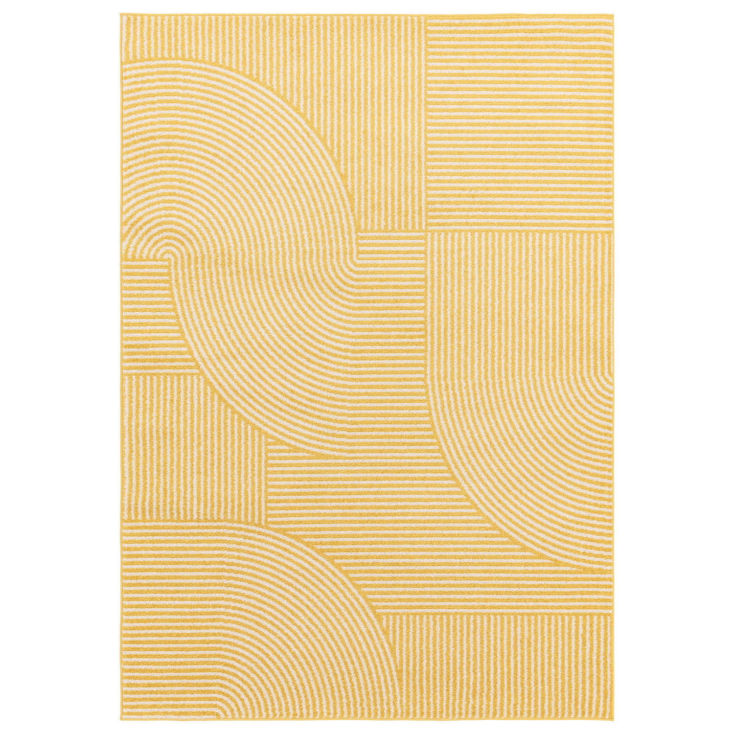 Muse MU18 Yellow Geometric Rug