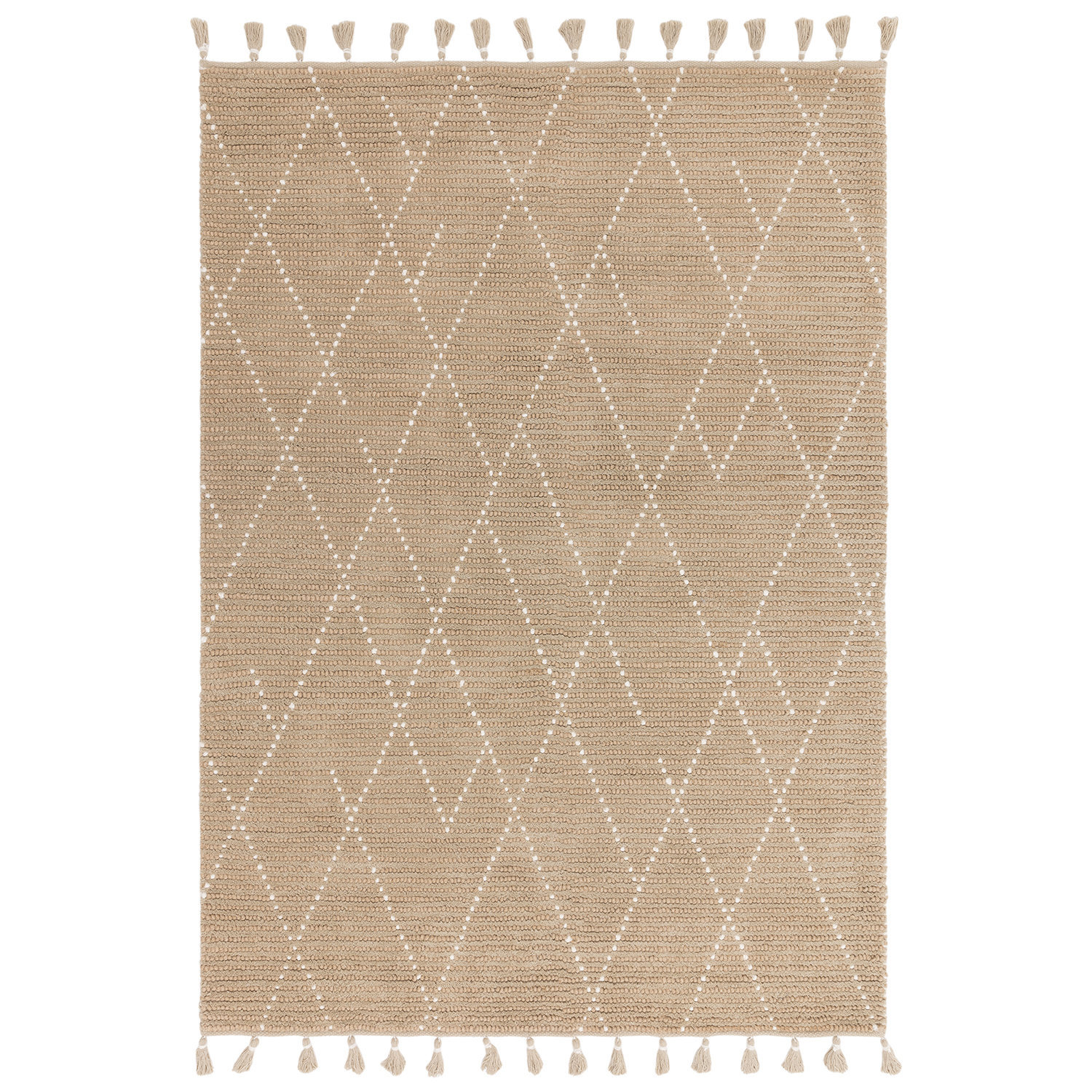 Nepal 04 Sand Cream Linear Rug