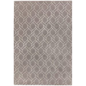 Nexus FL06 Fine Lines Grey Silver Rug