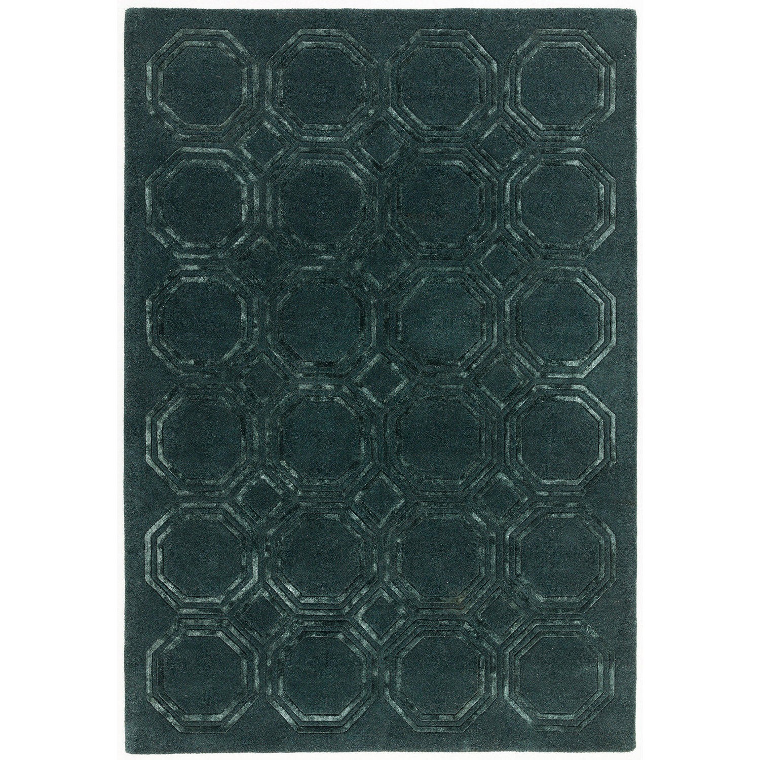 Nexus OC02 Octagon Petrol Rug