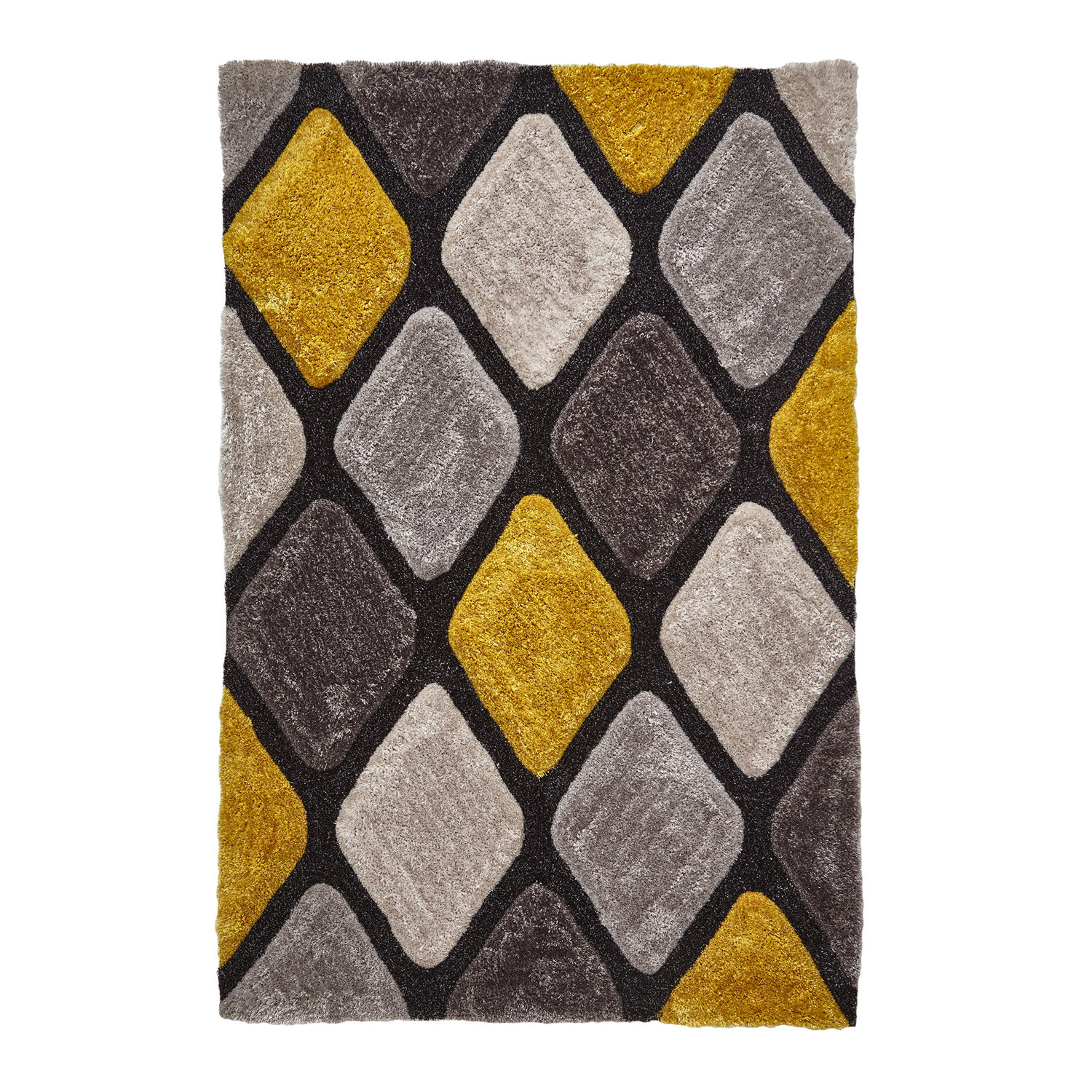 Noble House NH9247 Grey Yellow Rug