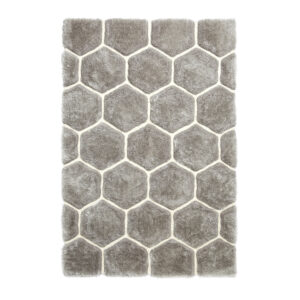 Noble House NH30782 Grey White Rug