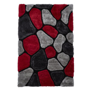Noble House NH5858 Grey Red Rug