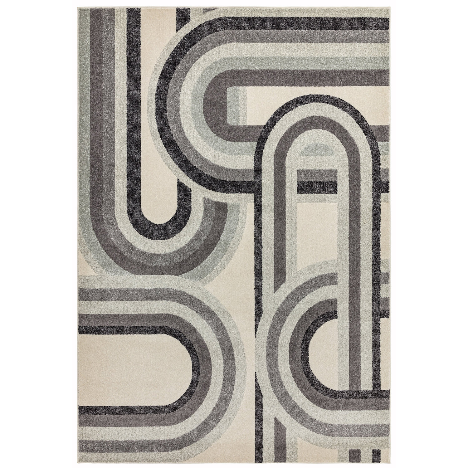 Nova NV29 Retro Grey Rug
