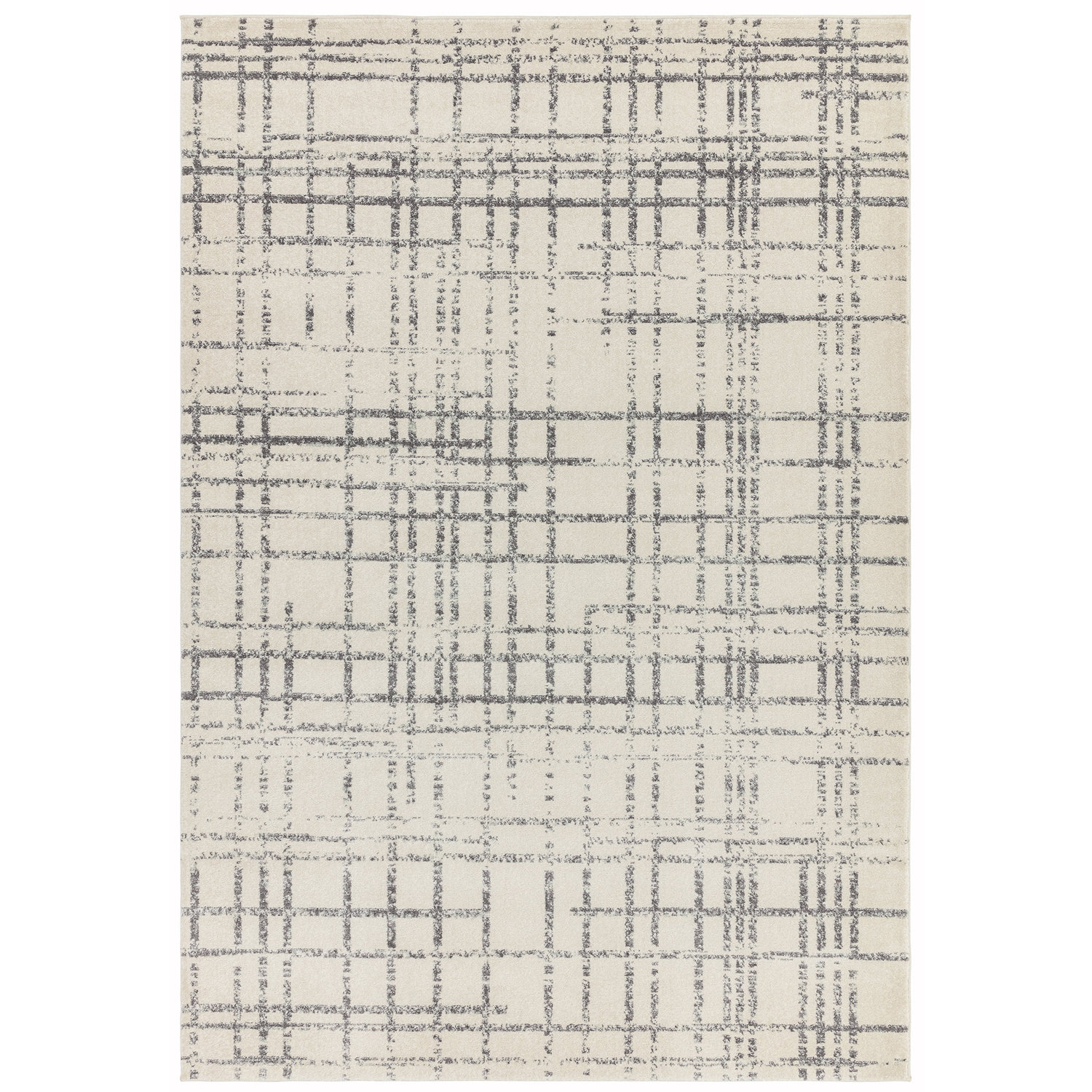 Nova NV31 Grid Grey Rug