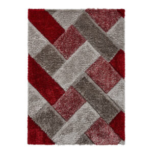 Olympia 2239 Grey Red Rug