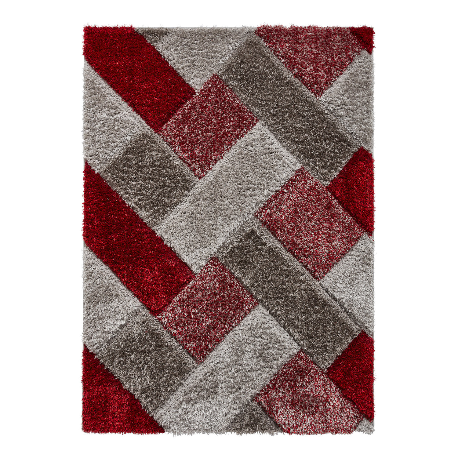 Olympia 2239 Grey Red Rug