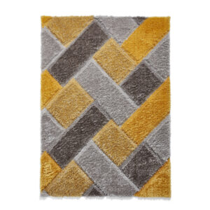 Olympia 2239 Grey Yellow Rug