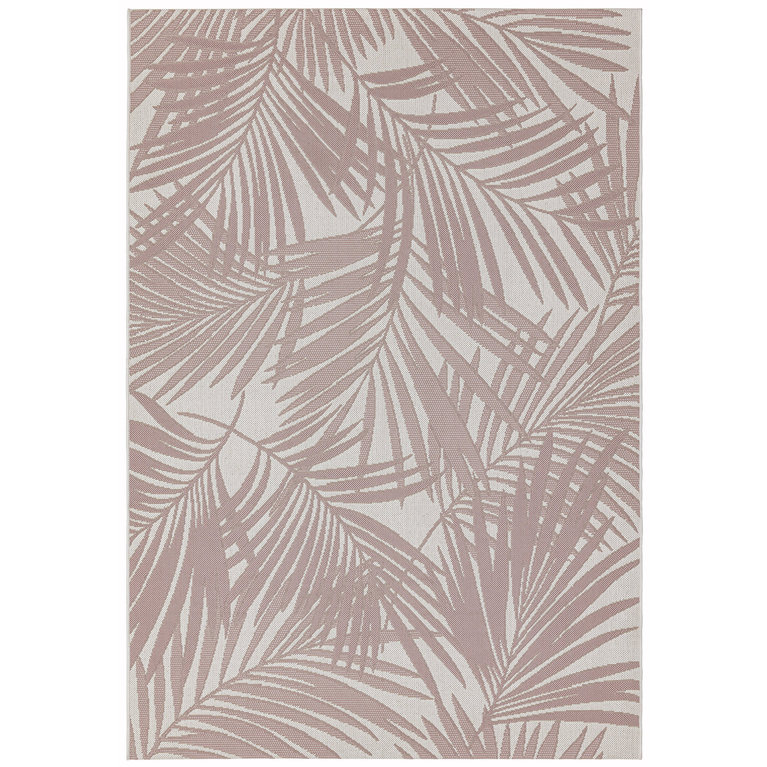 Patio 21 Pink Palm Rug