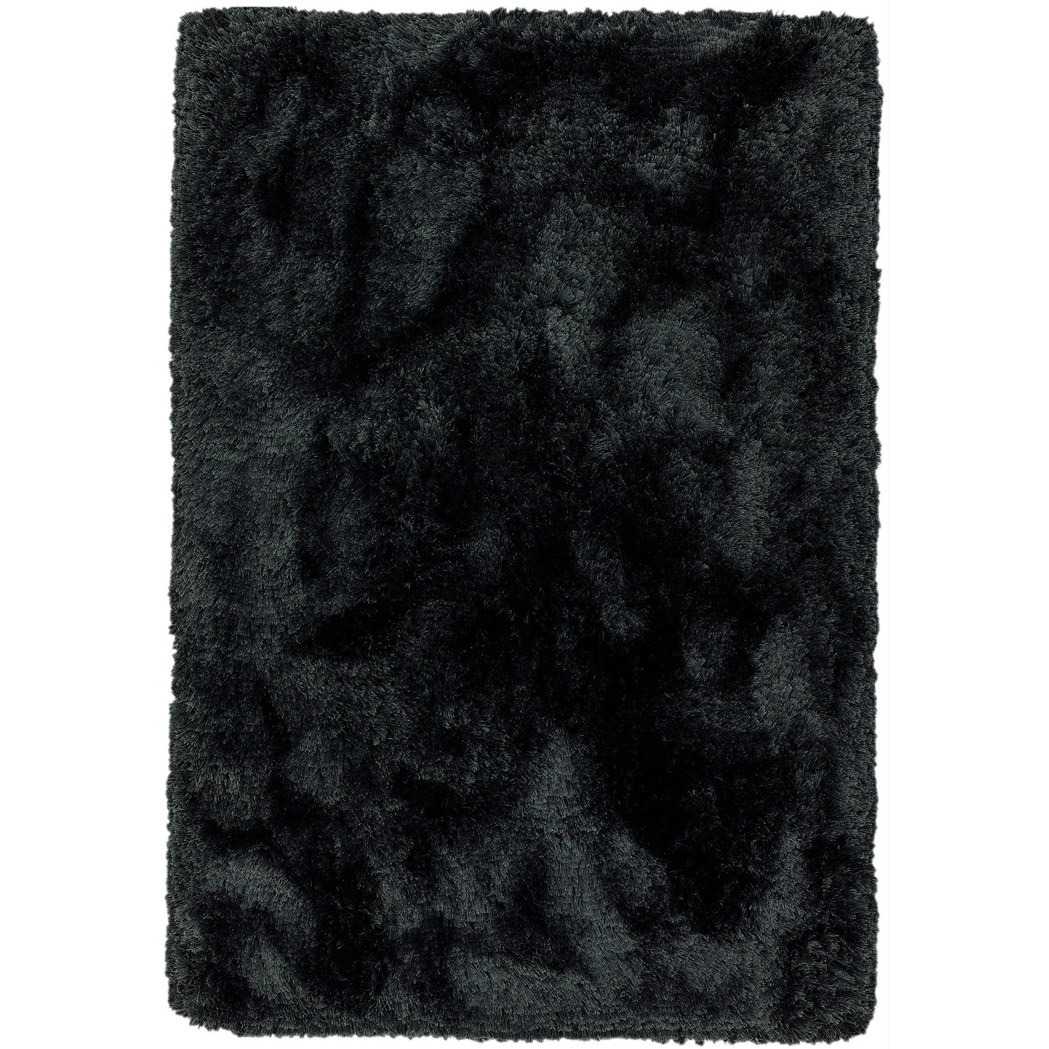 Plush Black Rug