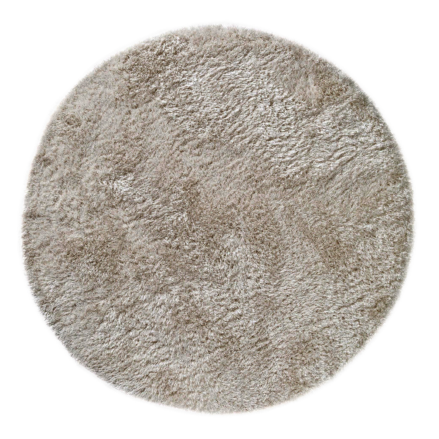 Plush Sand Circle Rug