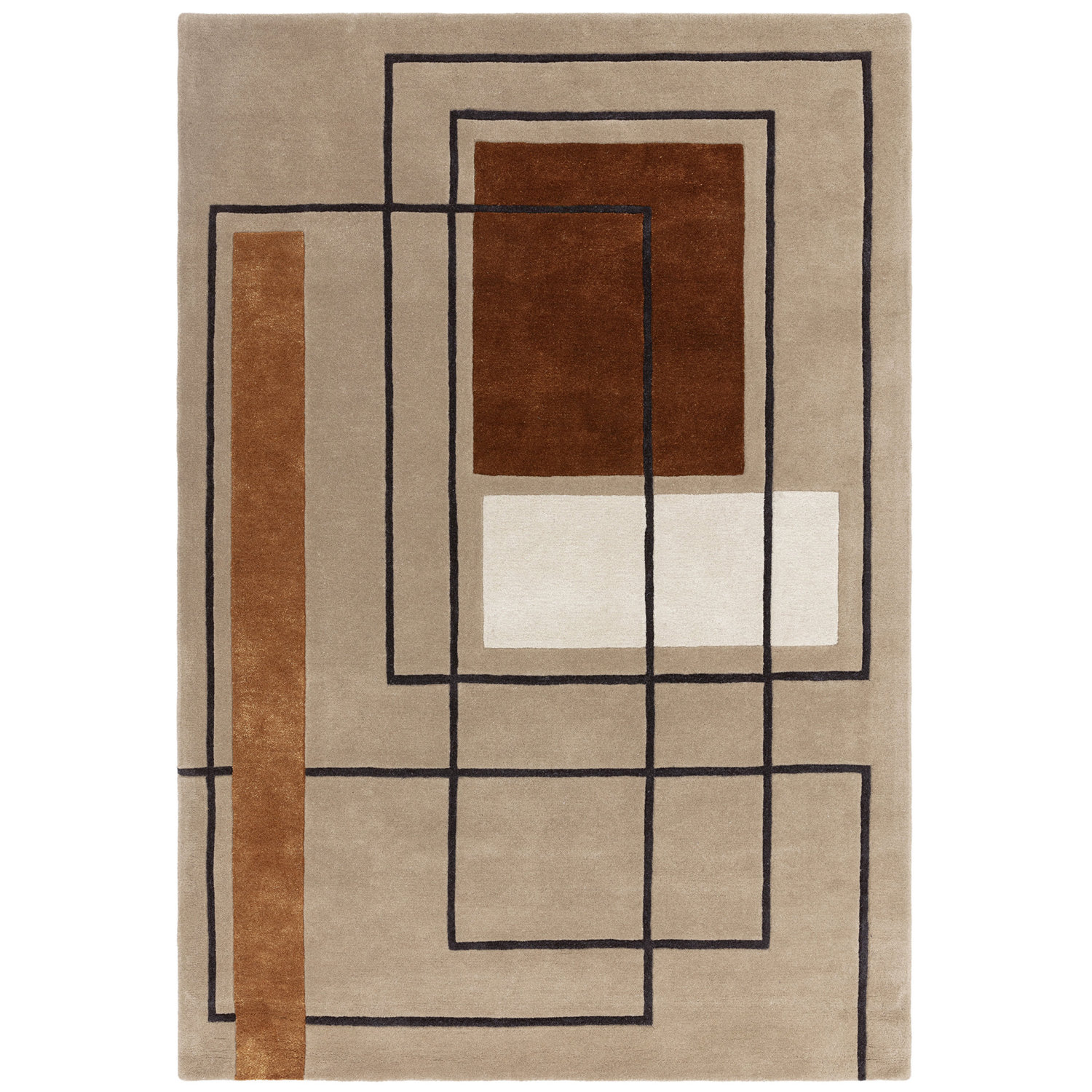 Reef RF20 Outline Terracotta Rug