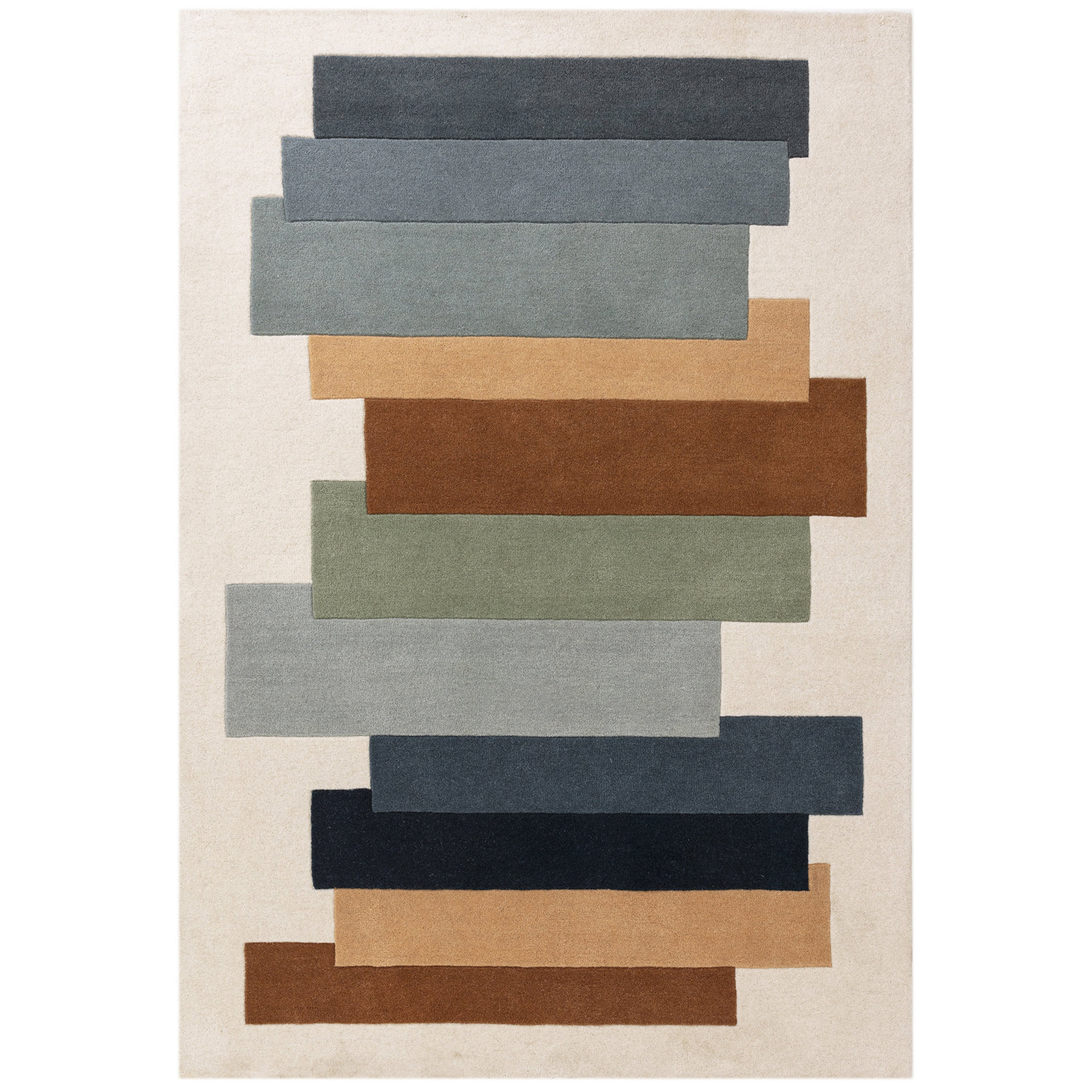 Reef RF32 Stacks Green Rug