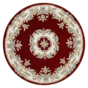 Royal Red Circle Rug