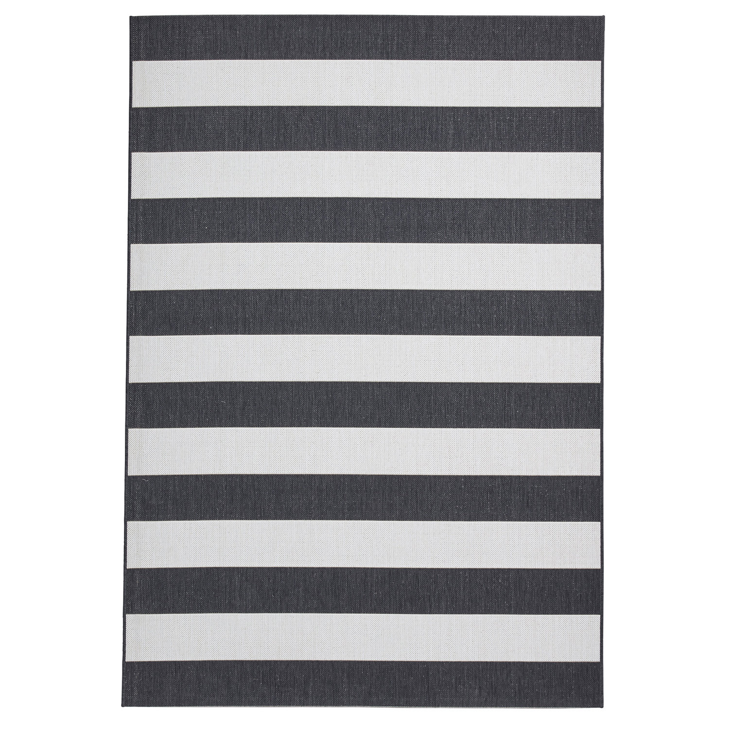 Santa Monica 48644 Black White Rug