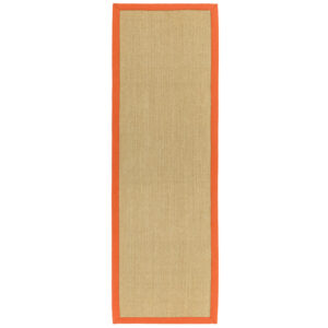 Sisal Linen Orange Runner