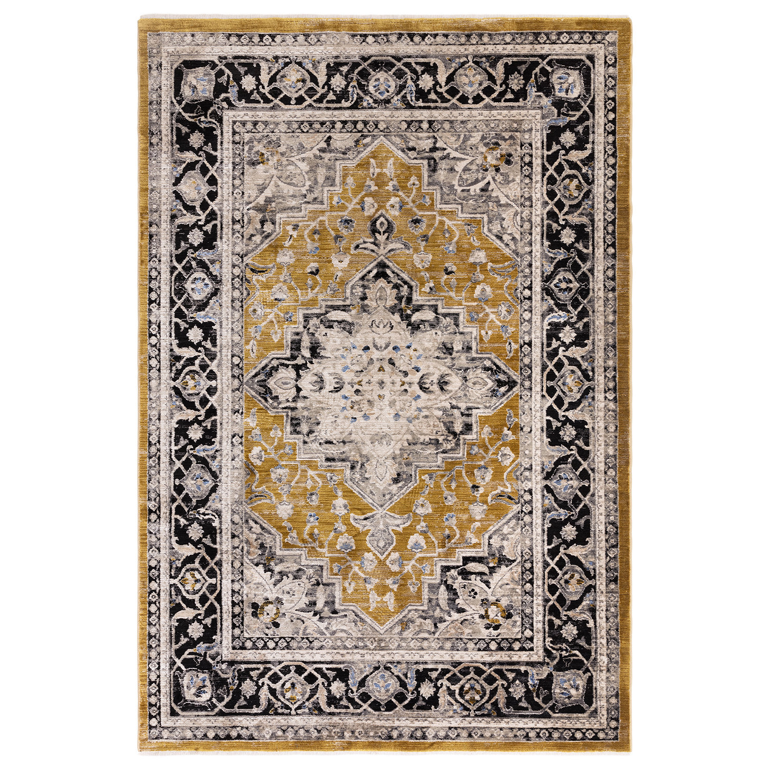 Sovereign 03 Gold Medallion Rug