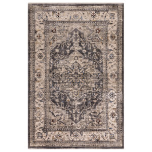 Sovereign 05 Charcoal Medallion Rug