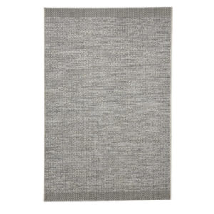 Stitch 9682 Silver Black Rug