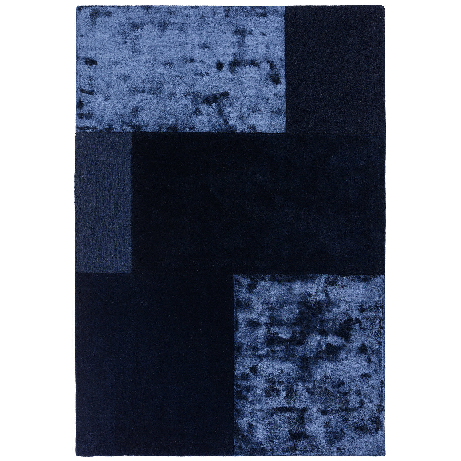 Tate Tonal Textures Navy Rug