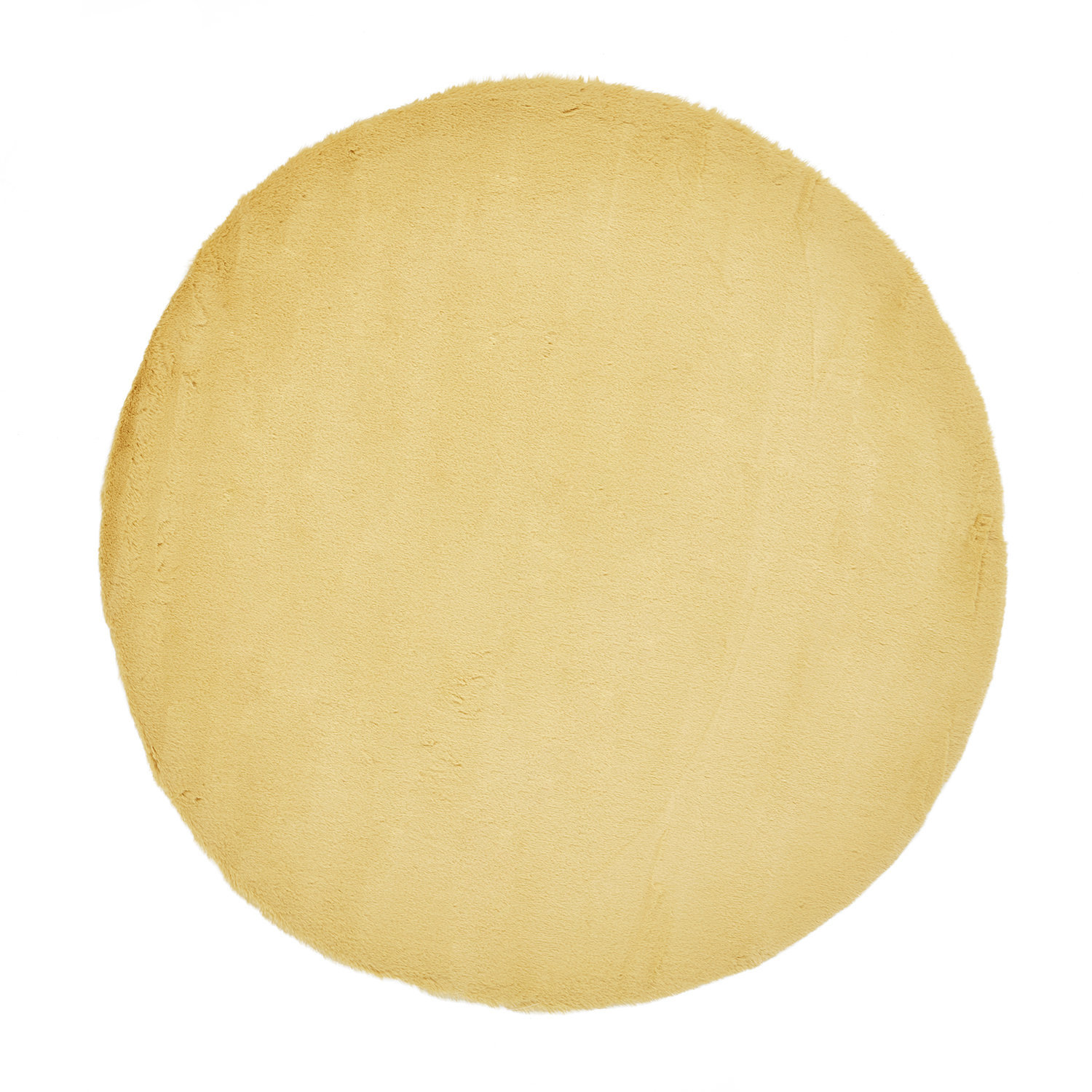 Teddy Yellow Circle Rug