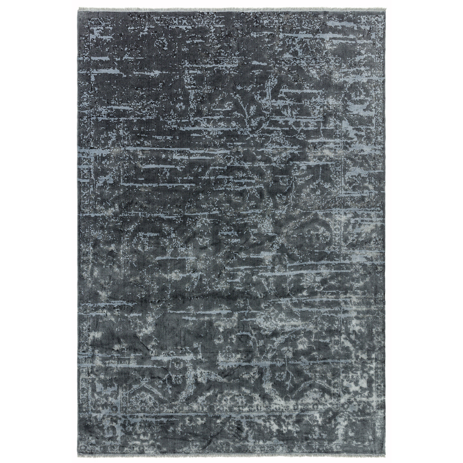 Zehraya ZE07 Charcoal Abstract Rug