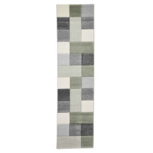 Brooklyn 646 Grey Green Runner