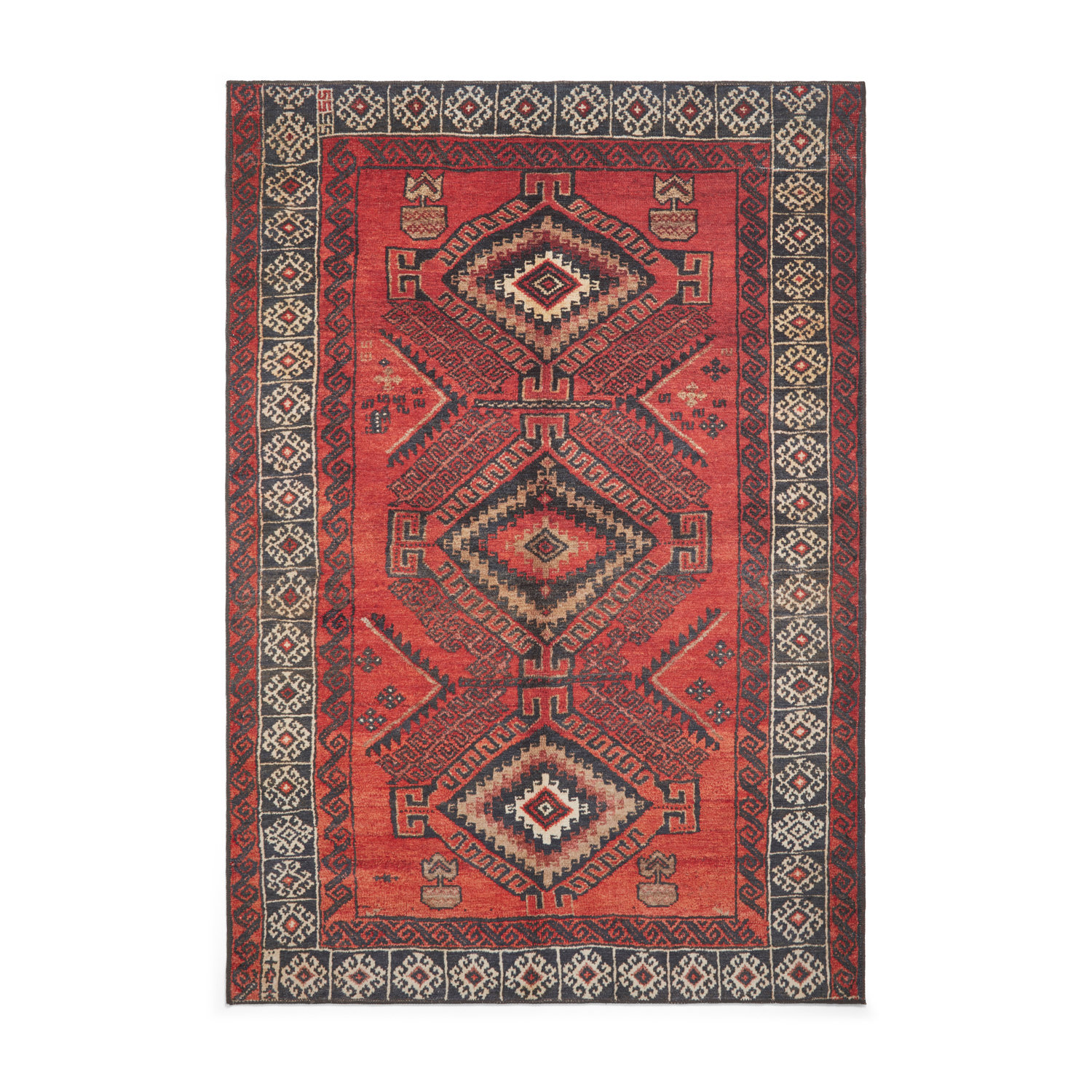 Kashmar Washable 2016 Red Rug