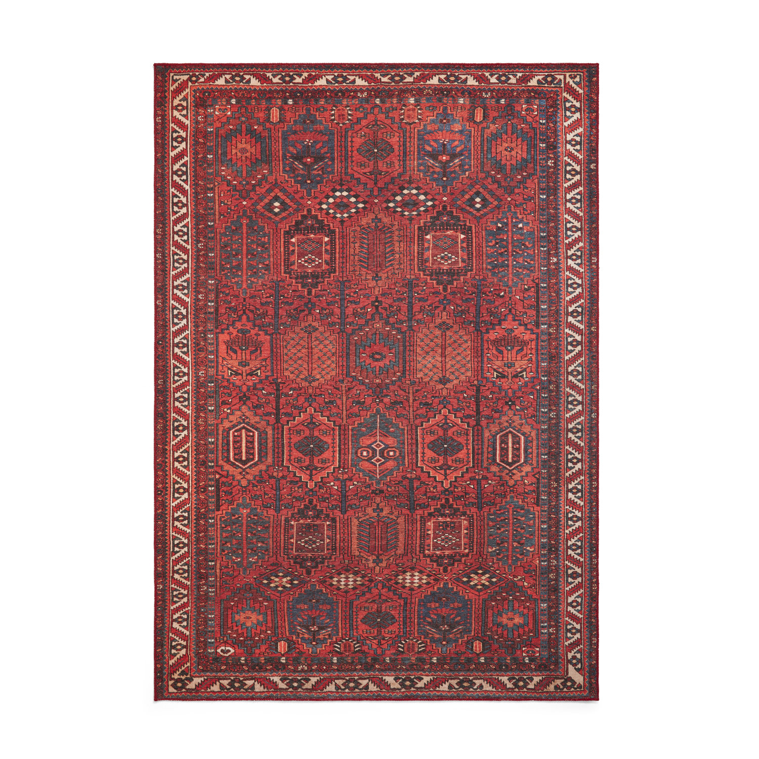 Kashmar Washable 2022 Red Rug