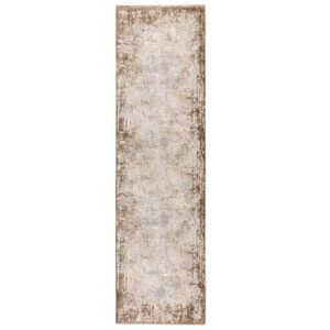 Kuza Border Beige Runner