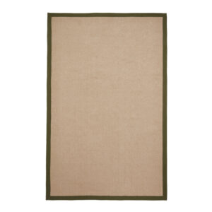 Portland Jute Border Green Rug