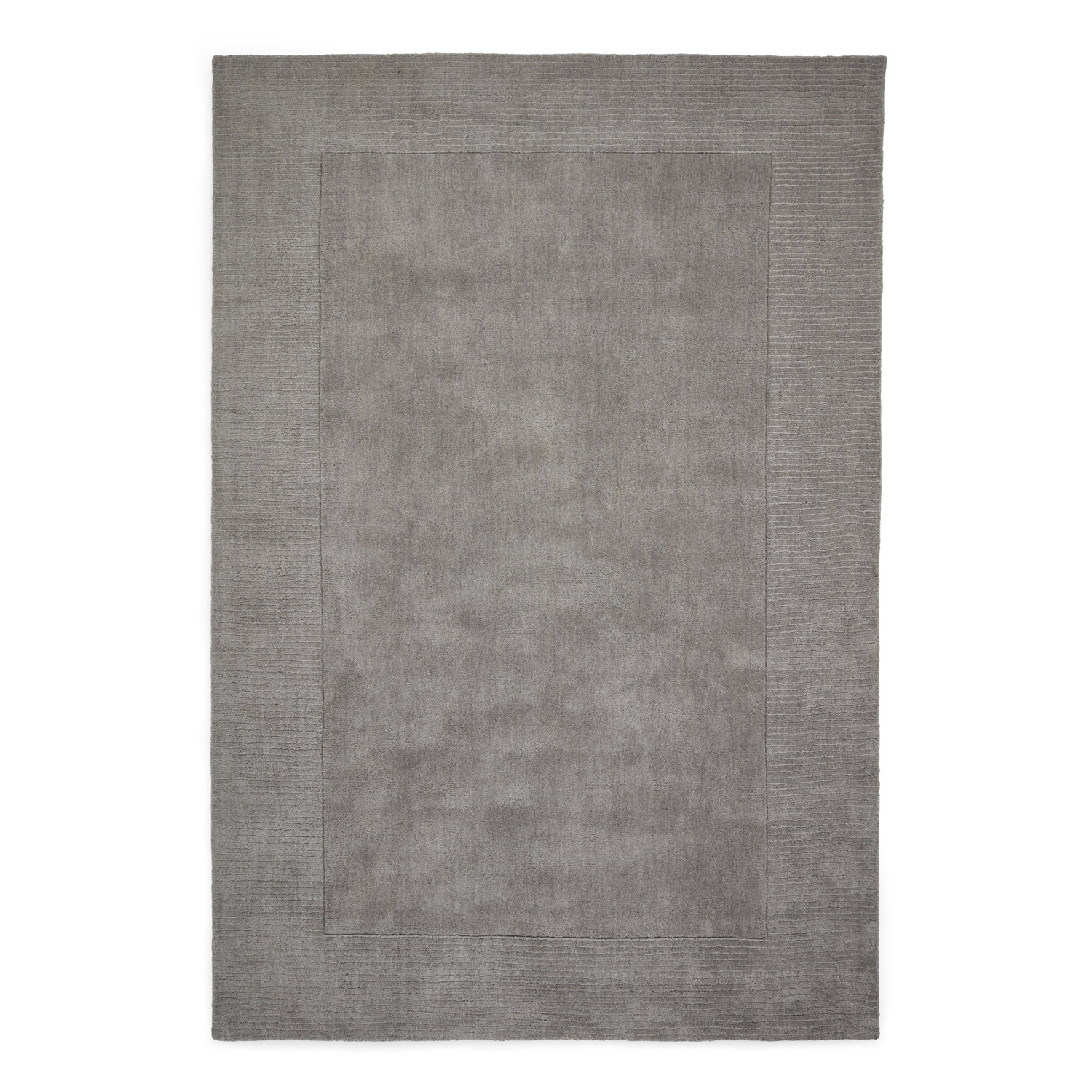 Windsor Wool Border Grey Rug