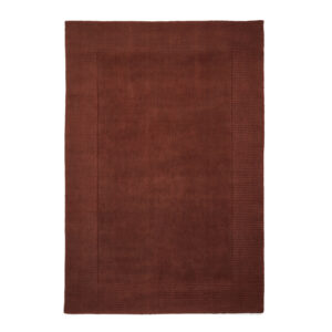 Windsor Wool Border Terracotta Rug