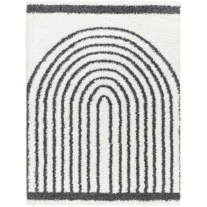 Birmingham BMM2312 Ivory Black Rug