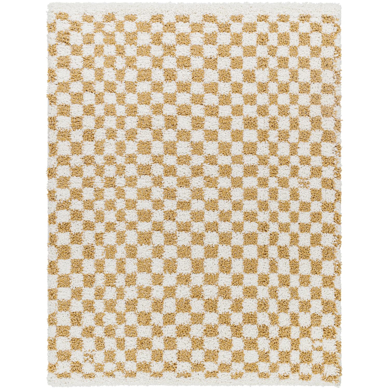 Birmingham BMM2323 Saffron Checkered Rug