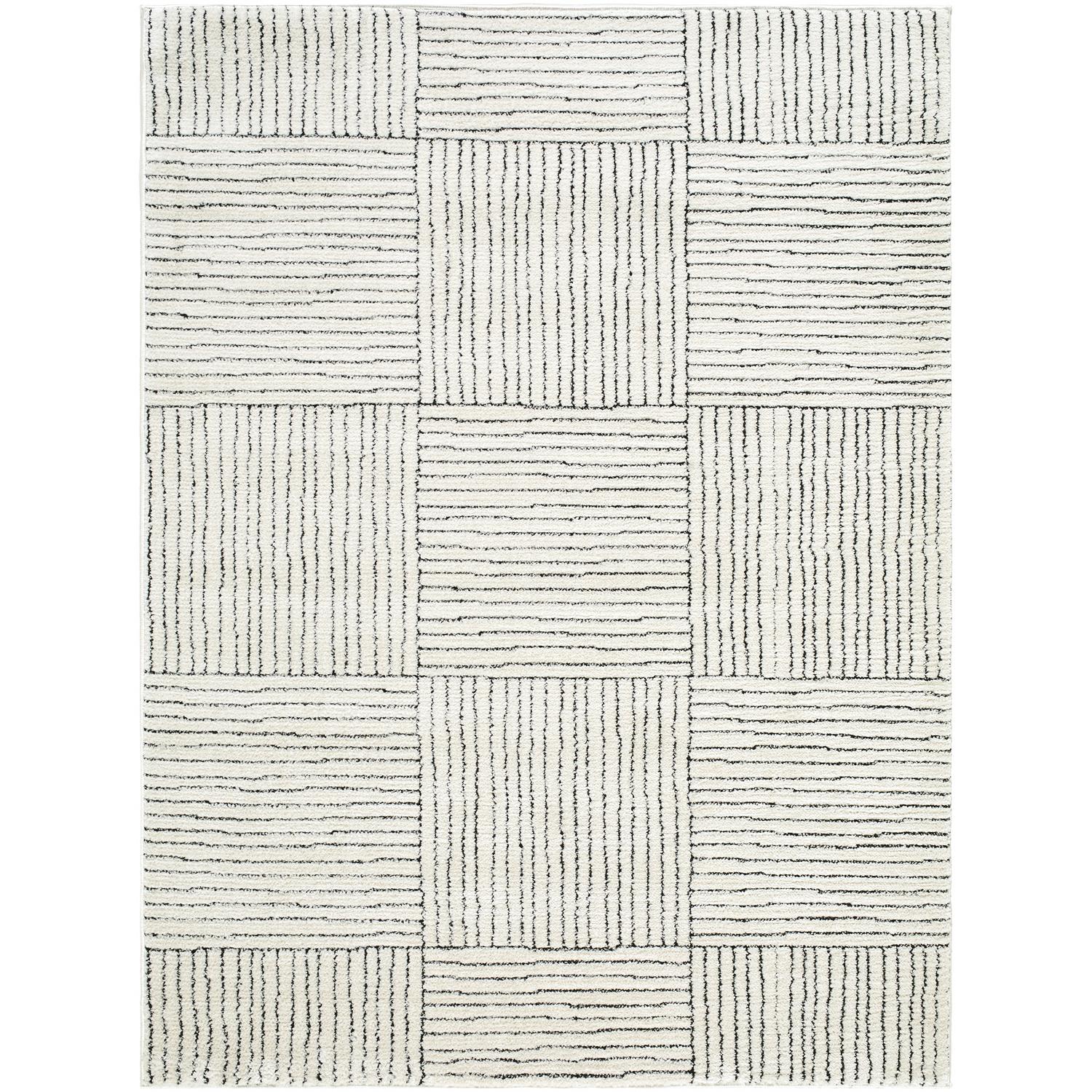 Architect Galey Alix x Livabliss GAAR2300 Ivory Black Rug