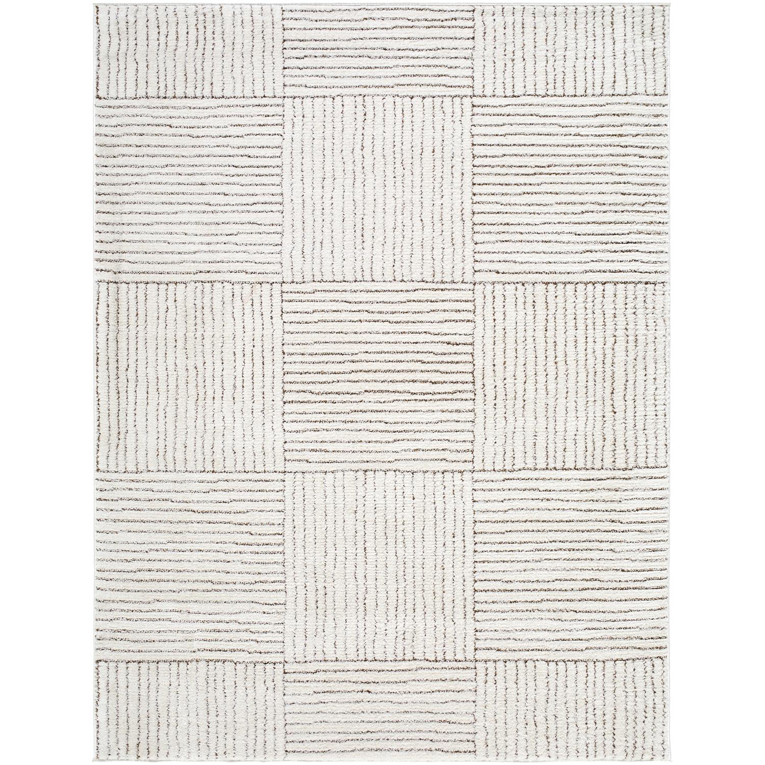 Architect Galey Alix x Livabliss GAAR2301 Ivory Dark Brown Rug