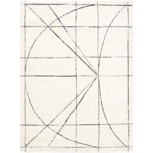 Architect Galey Alix x Livabliss GAAR2304 Ivory Black Rug