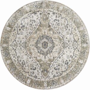 Lillian LLL2322 Camel Circle Rug