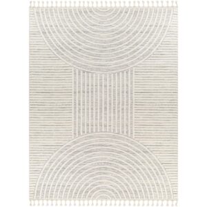 Nora NOA2310 Ivory Grey Rug