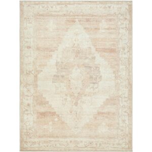 Luca Becki Owens x Livabliss BONC2301 Blush Cream Rug