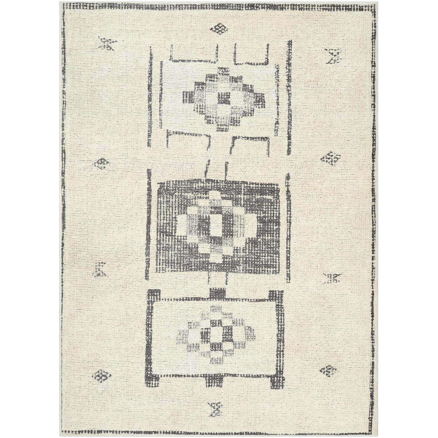 Solana Becki Owens x Livabliss BOOC2302 Beige Charcoal Rug