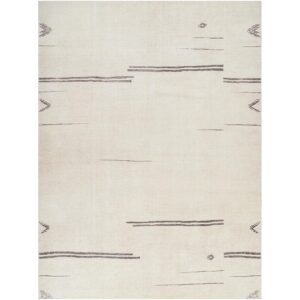 Rivi Becki Owens x Livabliss BORC2301 Beige Dark Brown Rug