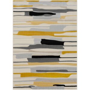 City CIT2340 Mustard Ivory Rug